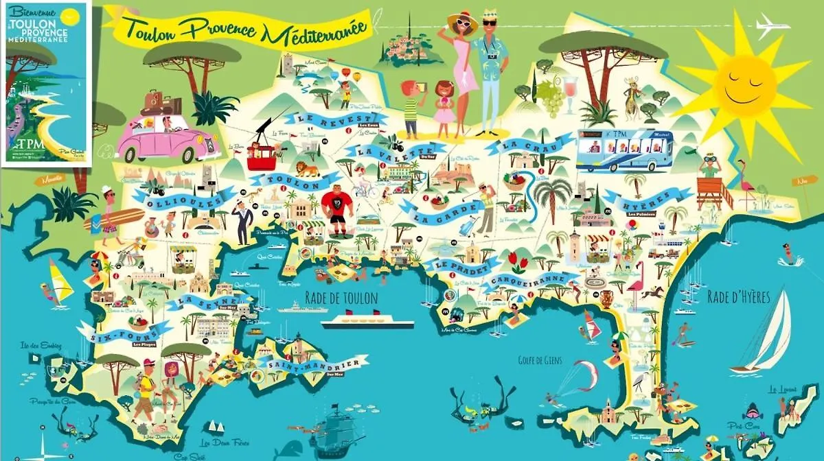 Plage A 400 M Studio Tout Confort Terrasse Clim Parking Hyeres 0*,